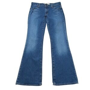 Vintage Gap Jeans Womens 8 Boot Cut Low Rise Flare 5 Pocket Whiskered Y2K